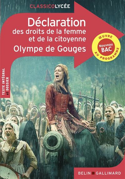couverture du livre Déclaration des droits de la femme et de la citoyenne
